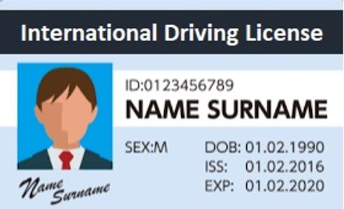  International Driving License Permit