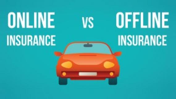 What's the difference between an online and offline vehicle insurance policy