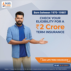 Max Life Term Insurance 2 cr - RenewBuy
