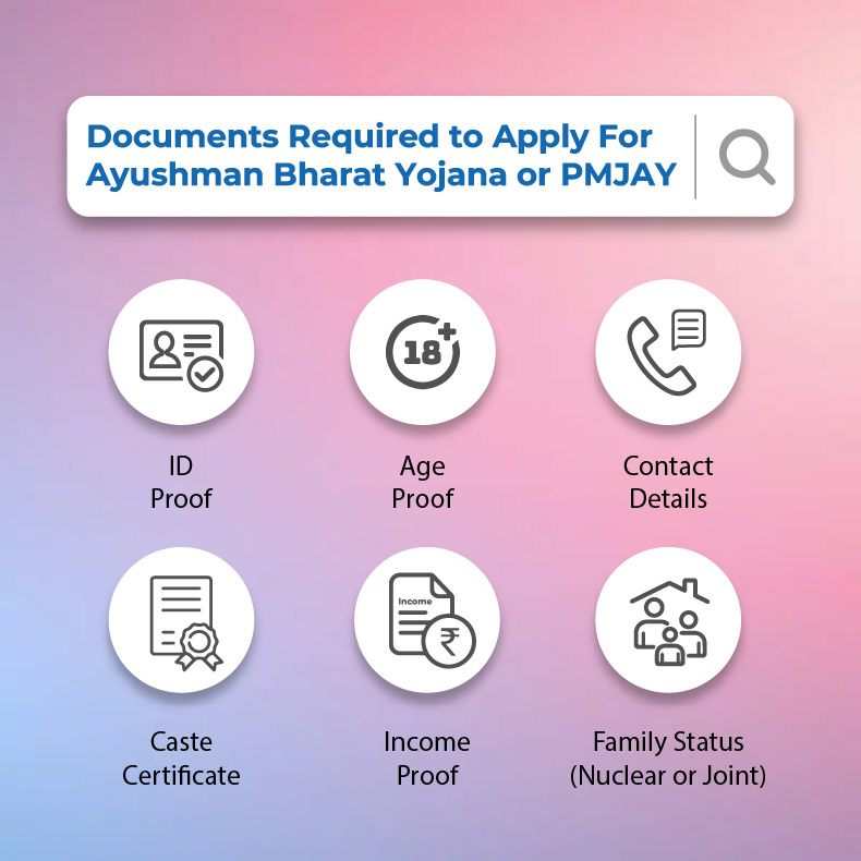 Document required for Ayushman Bharat Yojana or PMJAY